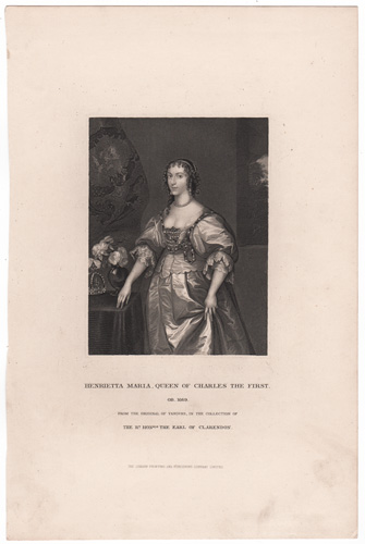 Henrietta Maria, Queen of Charles the First